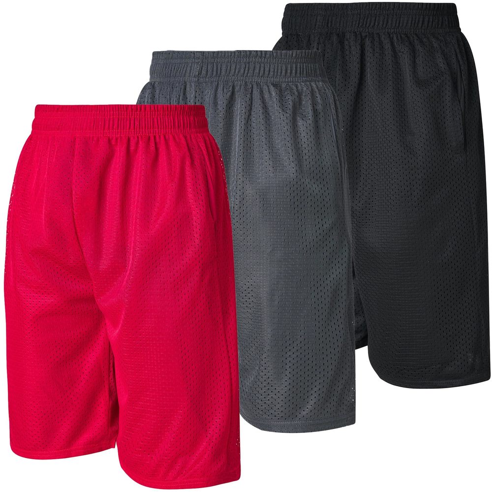 NEW Ultra Performance Men's Athletic Mesh Short's 3 Pack Mens Basketball Shorts